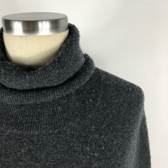 CHARLI Gray Wool Turtleneck Belted Sweater XS Soft - Picture 4 of 8